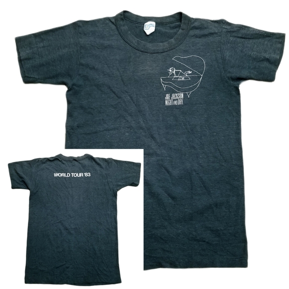 Joe Jackson Night And Day 1983 World Tour Concert T-Shirt Adult Medium Vintage - Picture 1 of 8